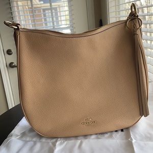 Brand new tan Coach shoulder bag